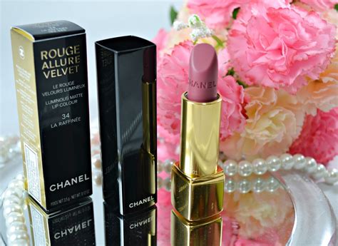 chanel lipstick 34 la raffinee|chanel la raffinée.